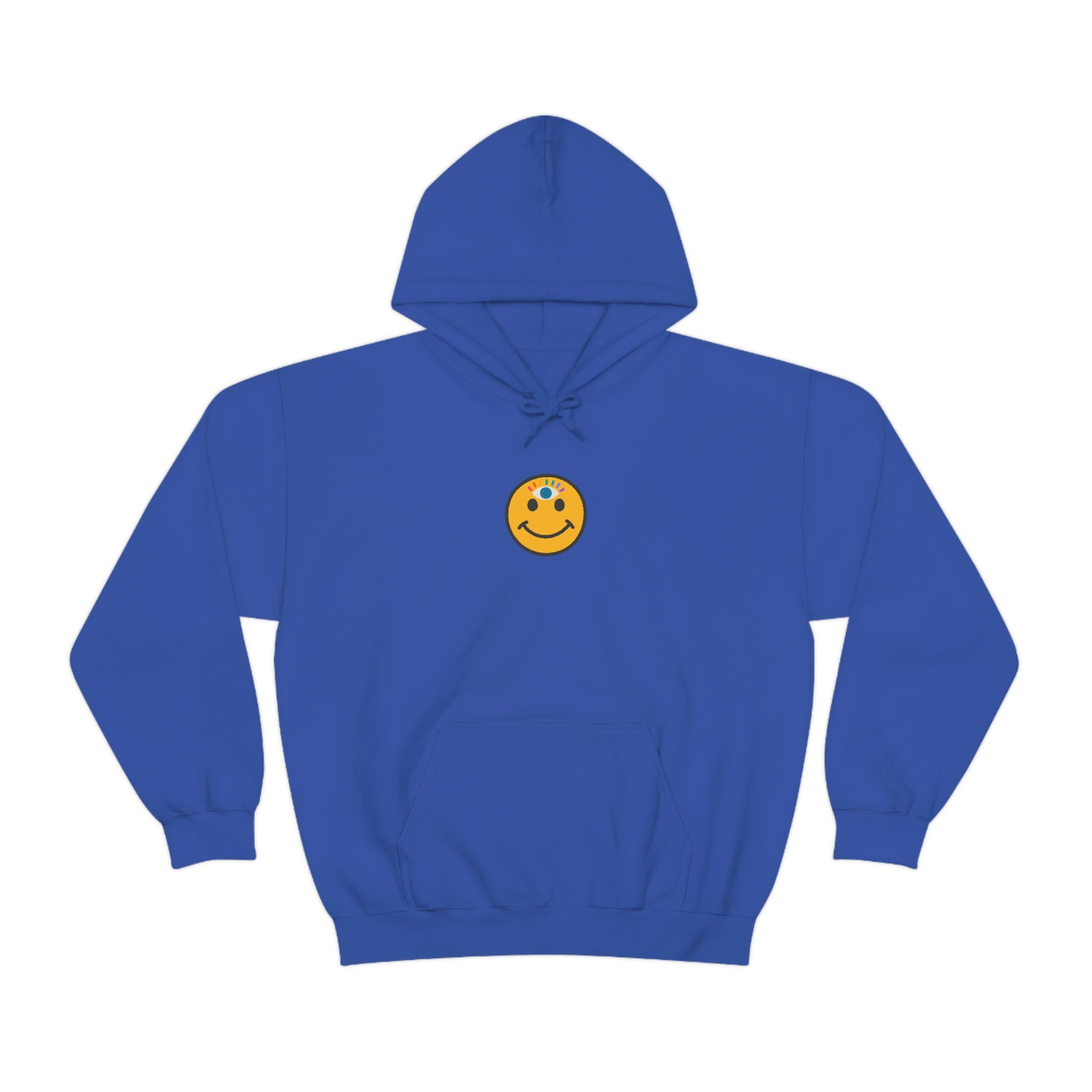 3 eyed outlet smiley face hoodie