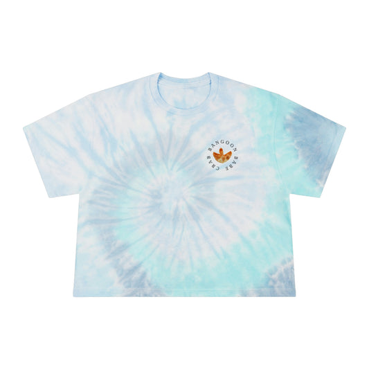 Crab Rangoon Babe Tie-Dye Crop Tee