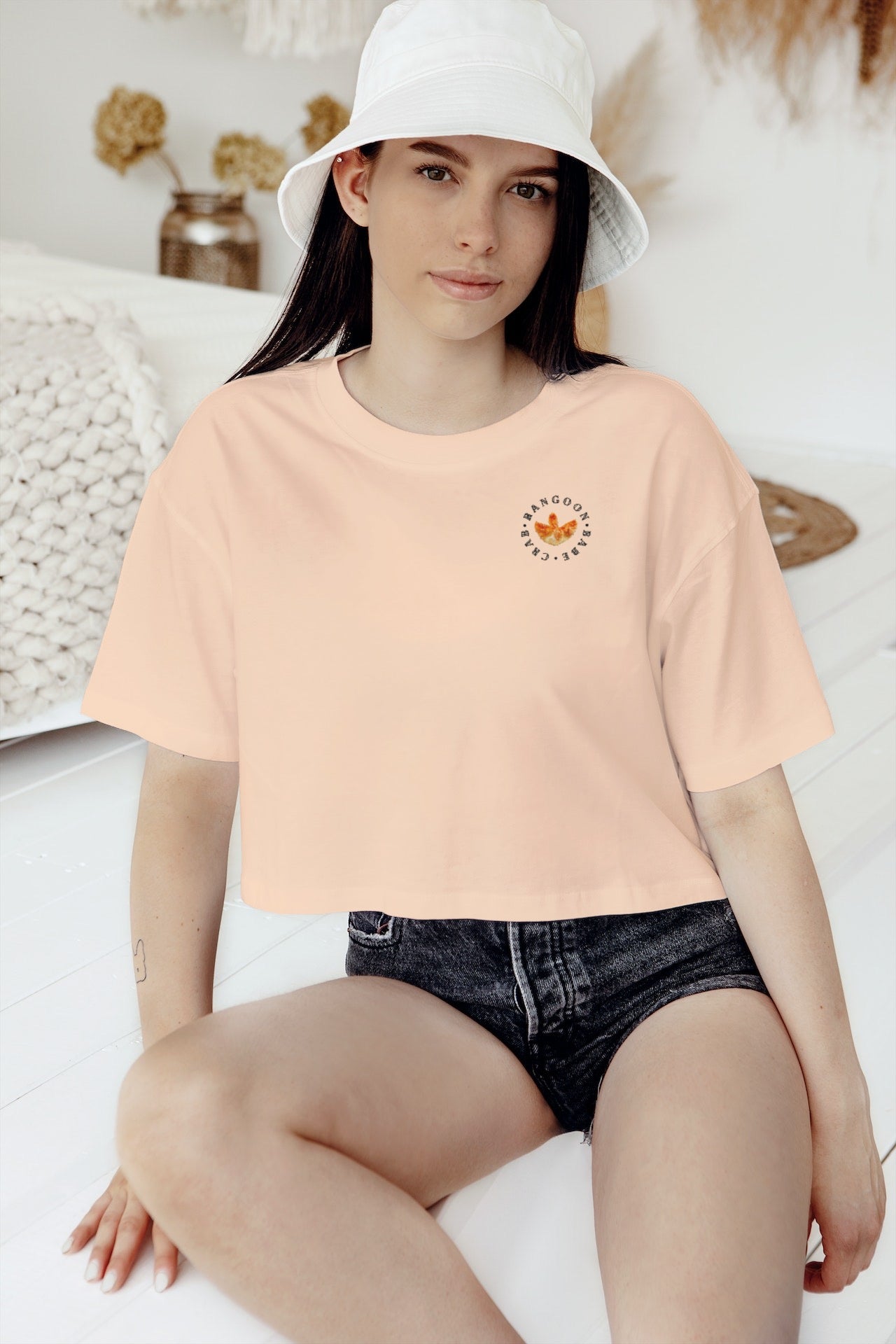 Crab Rangoon Babe Crop Tee