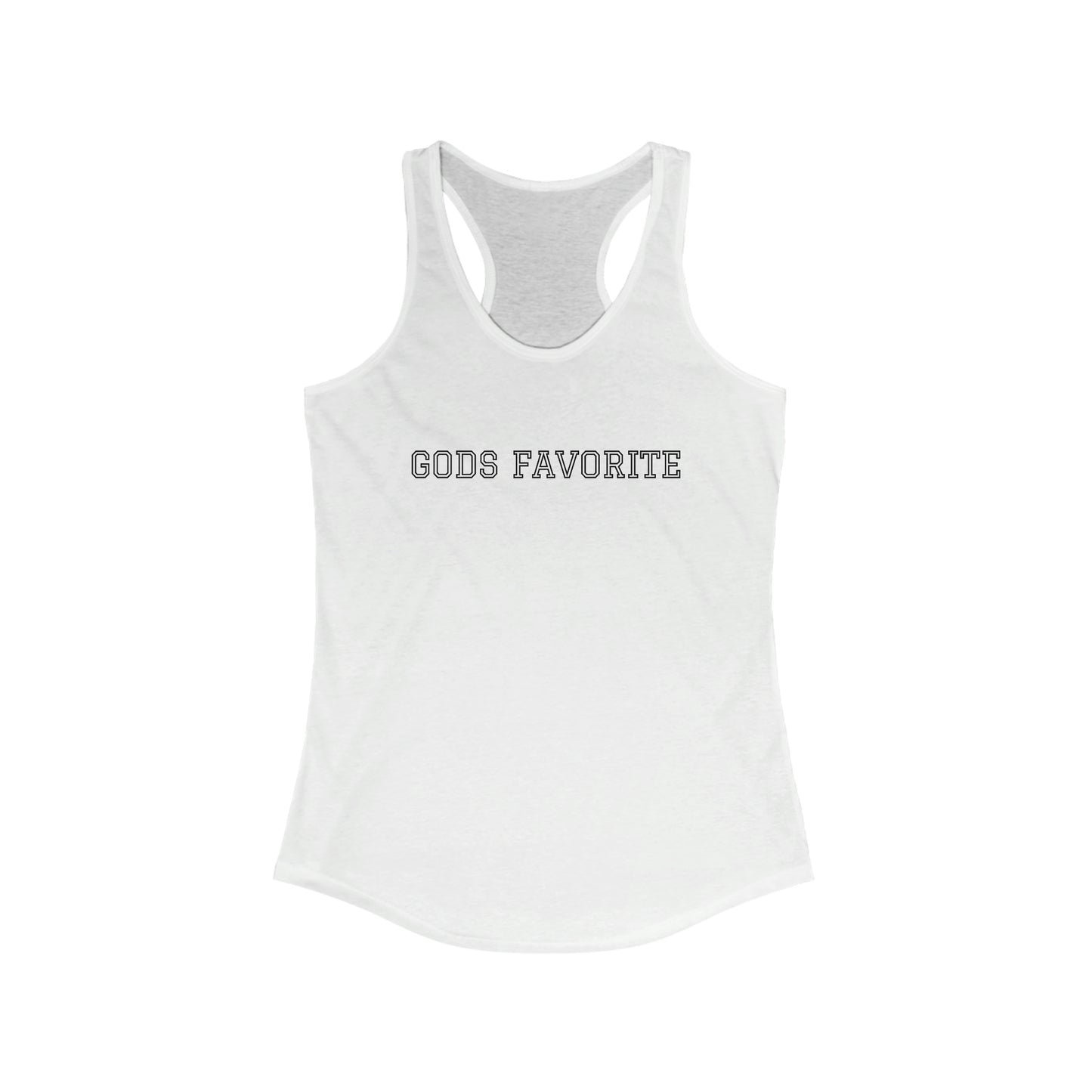 Gods Favorite Racerback Tank